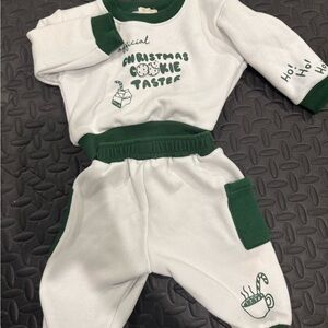 Atlas grey Christmas Cookie Taster Pajama Set